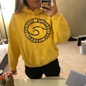 Yellow “Seaside Heights” hoodie